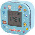 Japan San-X Alarm Clock - Rilakkuma Gaming Blue - 1