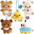 Japan San-X Hanging Plush Set - Rilakkuma Gaming - 1