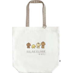Japan San-X Tote Bag - Rilakkuma : Rilakkuma Gaming Pixel Art