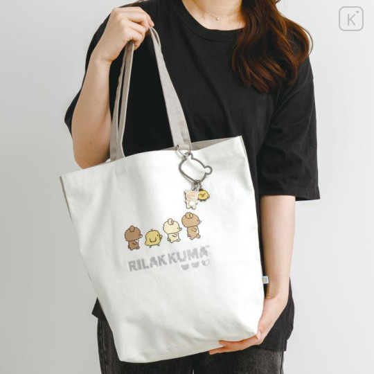 Japan San-X Tote Bag - Rilakkuma : Rilakkuma Gaming Pixel Art - 4