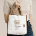 Japan San-X Mini Tote Bag With Plush Mascot - Rilakkuma : Basic Rilakkuma Favorite Things Relax - 4