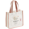 Japan San-X Mini Tote Bag With Plush Mascot - Korilakkuma : Basic Rilakkuma Favorite Things Relax - 1