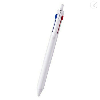 Japan Uni Jetstream New 3 Color Multi Ballpoint Pen - 0.5mm White Light Pink - 1