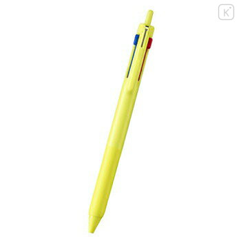 Japan Uni Jetstream New 3 Color Multi Ballpoint Pen - 0.7mm Lemon Yellow - 1