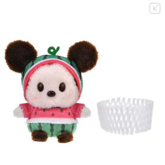 Japan Disney Store Urupocha-chan Plush - Mickey : Summer Fruits Watermelon - 4