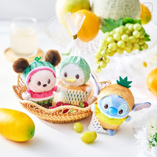 Japan Disney Store Urupocha-chan Plush - Donald : Summer Fruits Melon - 7