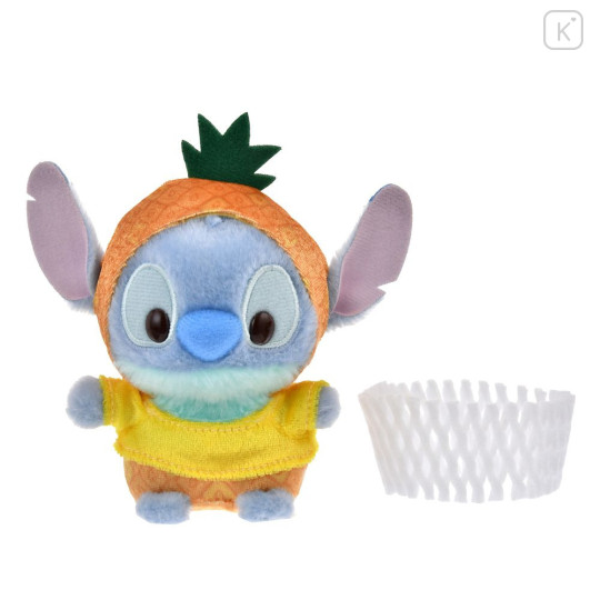 Japan Disney Store Urupocha-chan Plush - Stitch : Summer Fruits Pineapple - 4