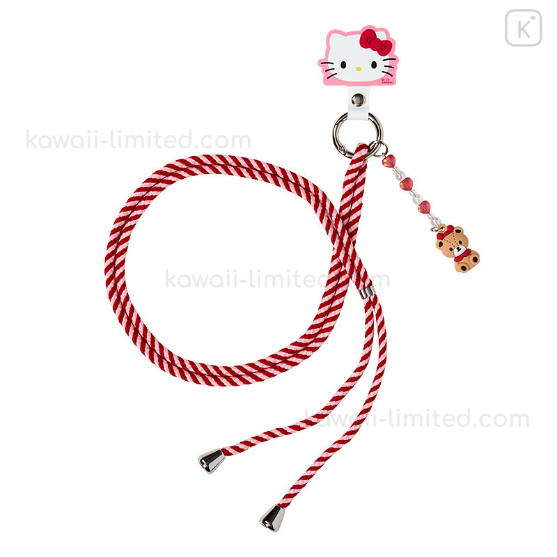 Japan Sanrio Original Phone Shoulder Strap - Hello Kitty
