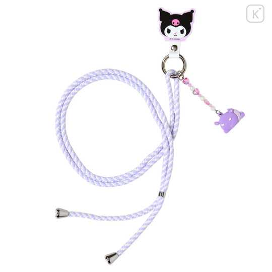 Japan Sanrio Original Phone Shoulder Strap - Kuromi : Baku - 1