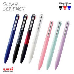 Japan Uni Jetstream Slim Compact 3 Color Multi Ballpoint Pen