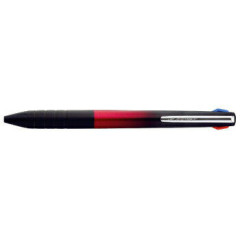 Japan Uni Jetstream Slim Compact 3 Color Multi Ballpoint Pen - 0.5mm Bordeaux
