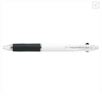 Japan Uni Jetstream Standard 2&1 Multi Ballpoint Pen + Mechanical Pencil - 0.5mm White - 1