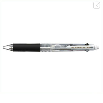 Japan Uni Jetstream Standard 3&1 Multi Ballpoint Pen + Mechanical Pencil - 0.7mm Transparent - 1