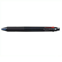 Japan Uni Jetstream Standard 4 Color Multi Ballpoint Pen - 0.7mm Transparent Black