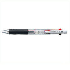 Japan Uni Jetstream Standard 3 Color Multi Ballpoint Pen - 0.38mm Transparent