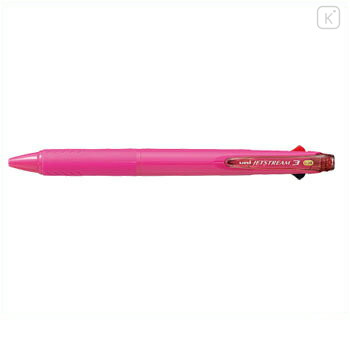 Japan Uni Jetstream Standard 3 Color Multi Ballpoint Pen - 0.38mm Rose Pink - 1