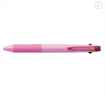Japan Uni Jetstream Standard 3 Color Multi Ballpoint Pen - 0.38mm Baby Pink - 1
