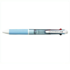 Japan Uni Jetstream Standard 3 Color Multi Ballpoint Pen - 0.7mm Light Blue