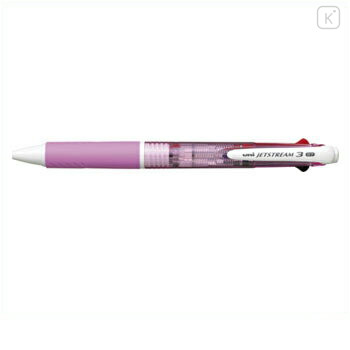 Japan Uni Jetstream Standard 3 Color Multi Ballpoint Pen - 0.7mm Pink - 1