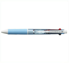 Japan Uni Jetstream Standard 2 Color Multi Ballpoint Pen - 0.7mm Light Blue