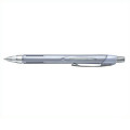 Japan Uni Jetstream Rubber Body Ballpoint Pen - 0.7mm Silver - 1