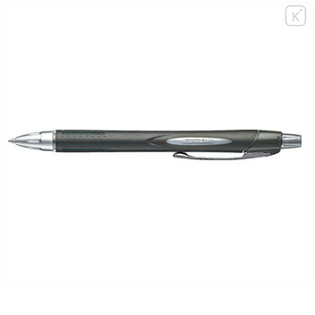 Japan Uni Jetstream Rubber Body Ballpoint Pen - 0.7mm Gunmetal - 1