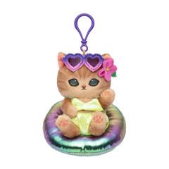 Japan Mofusand Mascot Holder - Sunburn Gal Vacation Cat
