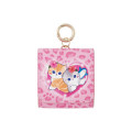 Japan Mofusand Earphone Multi Accessory Pouch - Gyaru Girl Nyan Leopard Pink Cat - 1