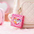 Japan Mofusand Earphone Multi Accessory Pouch - Gyaru Girl Nyan Leopard Pink Cat - 2