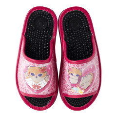 Japan Mofusand Healthy Sandal Slippers - Cat : Gyaru Girl Nyan Leopard Pink