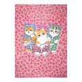 Japan Mofusand A4 Clear File - Gyaru Girl Nyan Cat Leopard Pink - 3