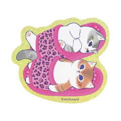Japan Mofusand Vinyl Hologram Sticker - Gyaru Girl Nyan Cat Healthy Sandal Slippers