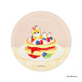 Japan Mofusand Water Absorbing Coaster - Berry Pancake Cat Pink - 1