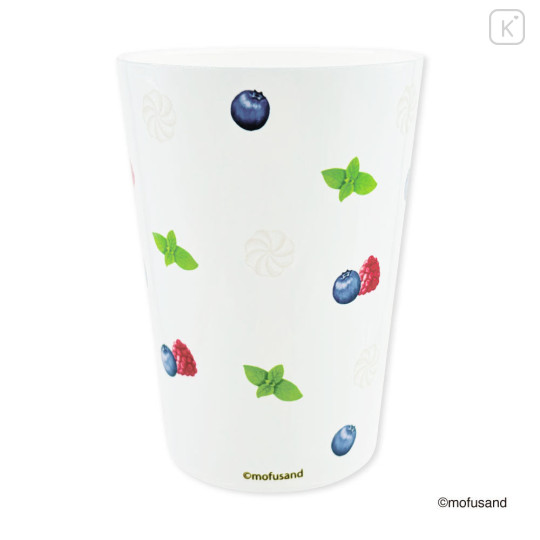 Japan Mofusand Insulated Stainless Steel Tumbler With Ceramic Coating - Berry Pancake Cat - 3