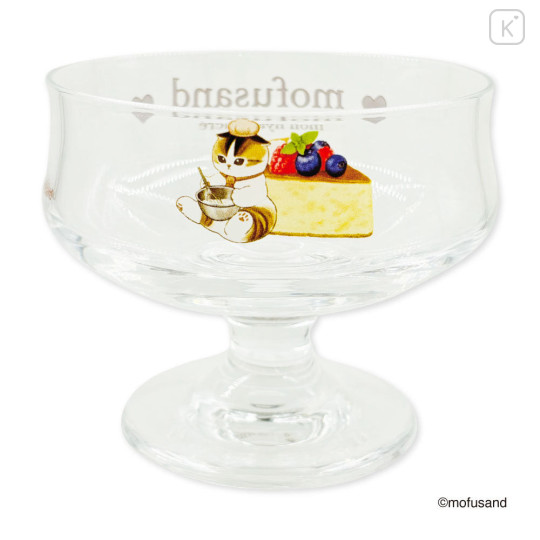 Japan Mofusand Dessert Glass - Berry Cheese Cake Cat - 1