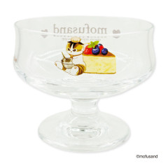 Japan Mofusand Dessert Glass - Berry Cheese Cake Cat