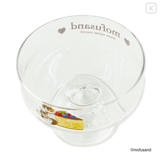 Japan Mofusand Dessert Glass - Berry Cheese Cake Cat - 4