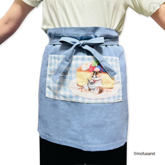 Japan Mofusand Cafe Apron - Berry Cheese Cake Cat - 3