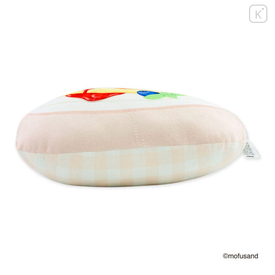 Japan Mofusand Die-cut Cushion - Berry Pancake Cat Pink - 4