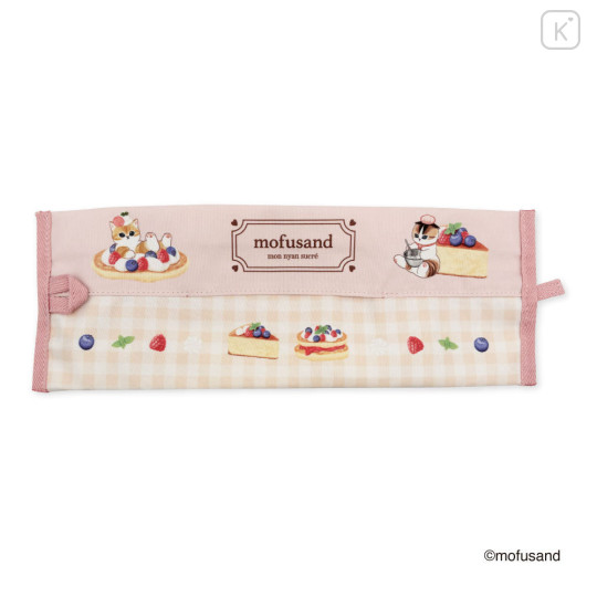 Japan Mofusand Tissue Case Cover - Berry Cheese Cake Pancake Cat - 1