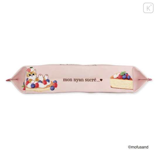 Japan Mofusand Tissue Case Cover - Berry Cheese Cake Pancake Cat - 5