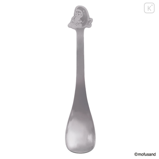 Japan Mofusand Stainless Steel Spoon - Shark Cat Laser Printing - 1
