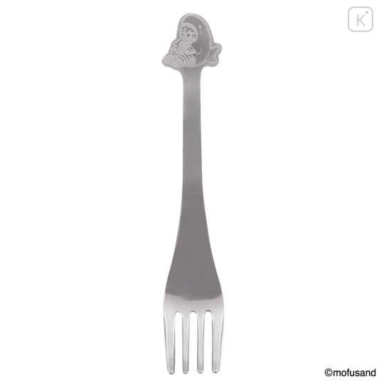 Japan Mofusand Stainless Steel Fork - Shark Cat Laser Printing - 1