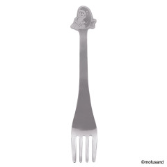 Japan Mofusand Stainless Steel Fork - Shark Cat Laser Printing
