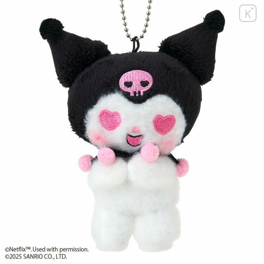 Japan Sanrio Original Mascot Holder - Kuromi : Netflix Heart - 2