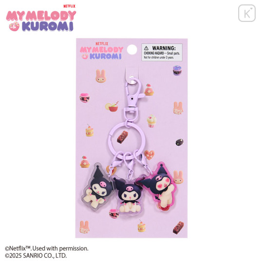 Japan Sanrio Original Acrylic Keychain - Kuromi : Netflix - 1
