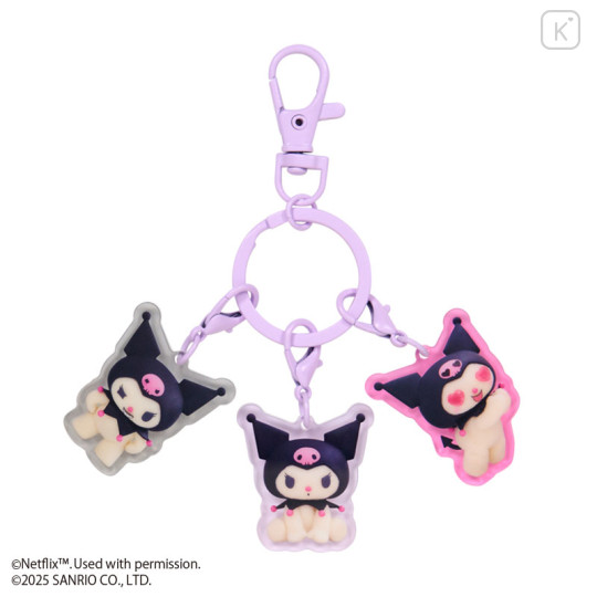Japan Sanrio Original Acrylic Keychain - Kuromi : Netflix - 2