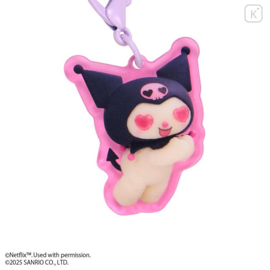 Japan Sanrio Original Acrylic Keychain - Kuromi : Netflix - 5
