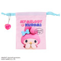Japan Sanrio Original Drawstring Pouch Set - Kuromi & My Melody & My Sweet Piano : Netflix - 3