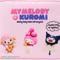 Japan Sanrio Original Pouch - Kuromi & My Melody & My Sweet Piano : Netflix - 4